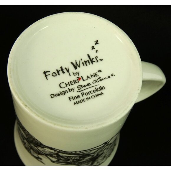 Kitties with Yarn Cats Coffee Mug Cup Forty Winks Cheri Lane Steve O'Connell - Picture 5 of 7